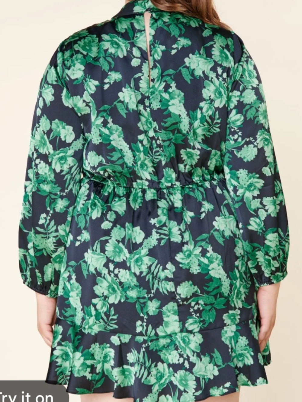 Sugarlips mini dress 3x Navy and Green - Picture 10 of 11
